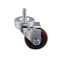 Industrial Trundle Caster with Omni-Directional PU Wheel, 3