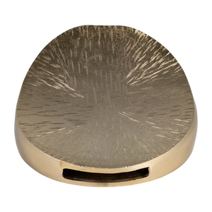 Vaso ovale in metallo con dettagli artistici per l'arredamento del soggiorno, vaso moderno per fiori per la casa, la camera da letto o la scrivania dell'ufficio - Product Image 6
