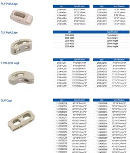 Cajas Cervicales <span class=keywords><strong>de</strong></span> PEEK para Fusión Intervertebral PLIF TLIF T-PAL - Product Image 3