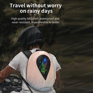 Led Backpack Supplier Wholesale Diy Animated Girls Riding Hard Antibacterial Waterproof Recreational <b>Motorcycle</b> <b>Helmet</b> Backpack - Product Image 5