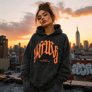 Felpa con Cappuccio Personalizzata di Alta Qualità con Logo Serigrafato, Cotone Pesante 400GSM, OEM, Basso MOQ, Pullover Oversize per Uomo - Product Image 4