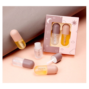 <span class=keywords><strong>DEROL</strong></span> - Juego de 2 Brillos Labiales Hidratantes y Humectantes, Aceite Nutritivo para Labios con Efecto Voluminizador, para Día y Noche - Product Image 1