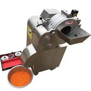 Elektrikli sebze bamya küp kesme chopper dilimleme makinesi sebze doğranmış meyve kesme makinesi