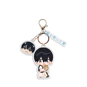 Lote Personalizado de Llaveros Acrílicos con Imagen Humanoide Versión Q de Dibujos Animados, Material Plástico PVC, Tendencia de Moda, Souvenir - Product Image 4