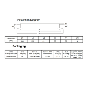 صابورة فوق بنفطية مصابيح فوق بنفطية ، صابورة فوق بنفطية قابلة للتخسيس ، صابورة فوق بأشعة فوق بنفطية 24 وات 55 وات - Product Image 3