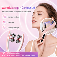 Appareil de massage facial micro-courant EP personnalisé en usine, rouleau 3D, réducteur de double menton, outil de sculpture du visage pour drainage lymphatique