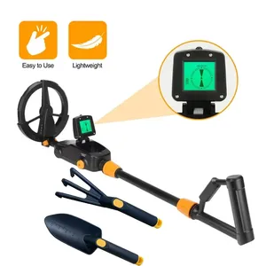 Détecteur de métaux pour enfants MD1008A noir/jaune, poignée ergonomique pour petite paume, alimenté par piles (non incluses) - Product Image 2