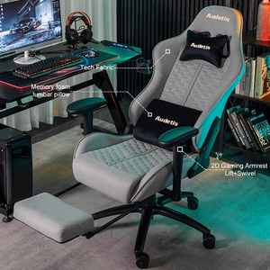 2025 sedia da gioco girevole a gravità Zero del produttore professionale minimalista regolabile in altezza reclinabile sedile in tessuto Home Office - Product Image 1