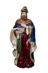 Decoración Navideña, Artesanía de Resina, Estatuas de Jesús de Tamaño Real, Escena Religiosa, Set de Natividad para Exteriores, Figuras Decorativas de Navidad 001 Reli - Product Image 2