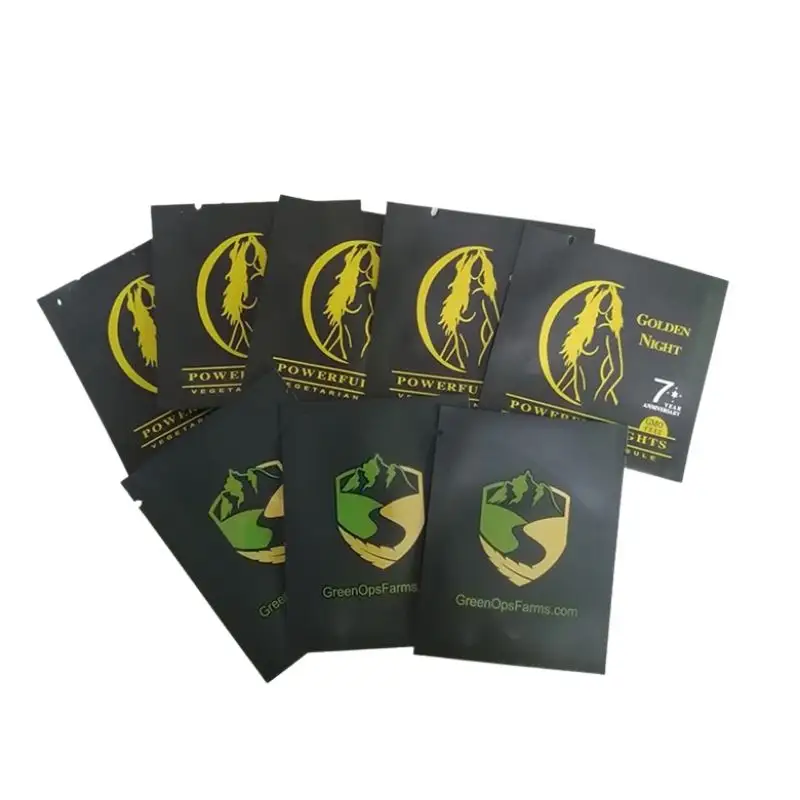 Free Shipping Printed Plastic Mylar Sachet Bags For Male enhancement Pills Package / Capsule Packing Pouch
