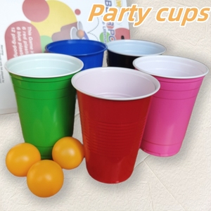 Gobelets en plastique PP à double paroi avec logo personnalisé de différentes couleurs pour boire à froid pour le jeu de cola et la fête pour les <span class=keywords><strong>jeux</strong></span> de bière-pong - Product Image 6