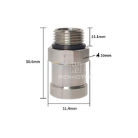 Connecteur rapide mâle/femelle en acier inoxydable IP68 série UQDB DN10 pour plaque froide
