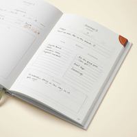 Journal de voyage élégant 2026 A5 relié à la spirale avec couverture en PP, carnet personnalisé avec logo, enregistrez tous vos moments de voyage, couverture rigide