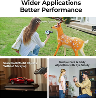 Scanner 3D Creality Otter Lite avec précision de 30 ips et résolution de 0,05 mm, Wi-Fi intégré, interface USB, produit en stock