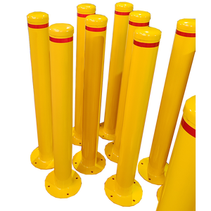 حاجز أمان ثابت حاجز عاكس بعد الحاجز دائري سفلي من الفولاذ المجلفن - Product Image 1