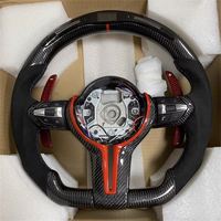 Volant en fibre de carbone LED pour BMW 2 3 5 X4 X3 M4 F30 F35 F31 F32 F10 F20 F18 F11 F07 M3 M5 E90 E46 (vente en gros)