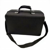 Étui rigide double couche en EVA noir pour PS5 avec logo personnalisé, fermeture éclair, antichoc, étanche, grande capacité pour console