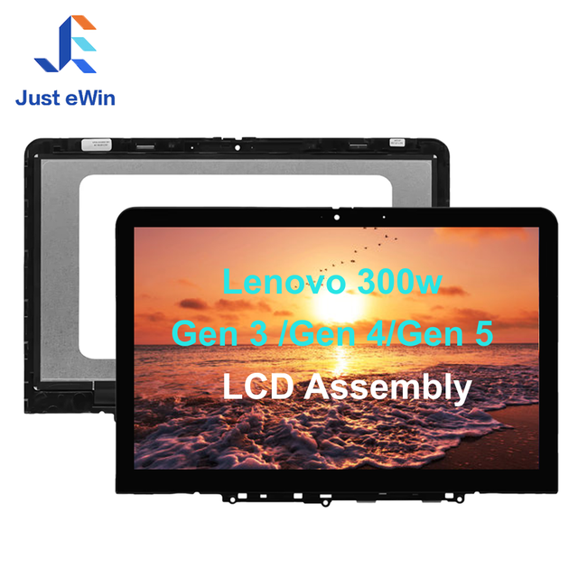 Brand New 11.6 Inch HD Touch Screen Assembly for Lenovo 300w 2-in-1 Gen 5 5M11R91397