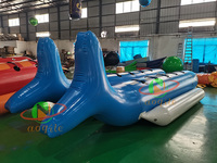 Bateau banane gonflable Requins gonflables Poissons volants Équipement de jeu d'eau à vendre