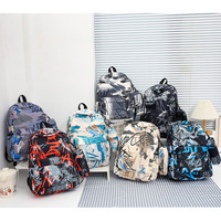 Pratique 3 pièces/ensemble INS Graffiti élégant enfants sac à dos personnalité filles Double sac à bandoulière primaire étudiants sac à dos