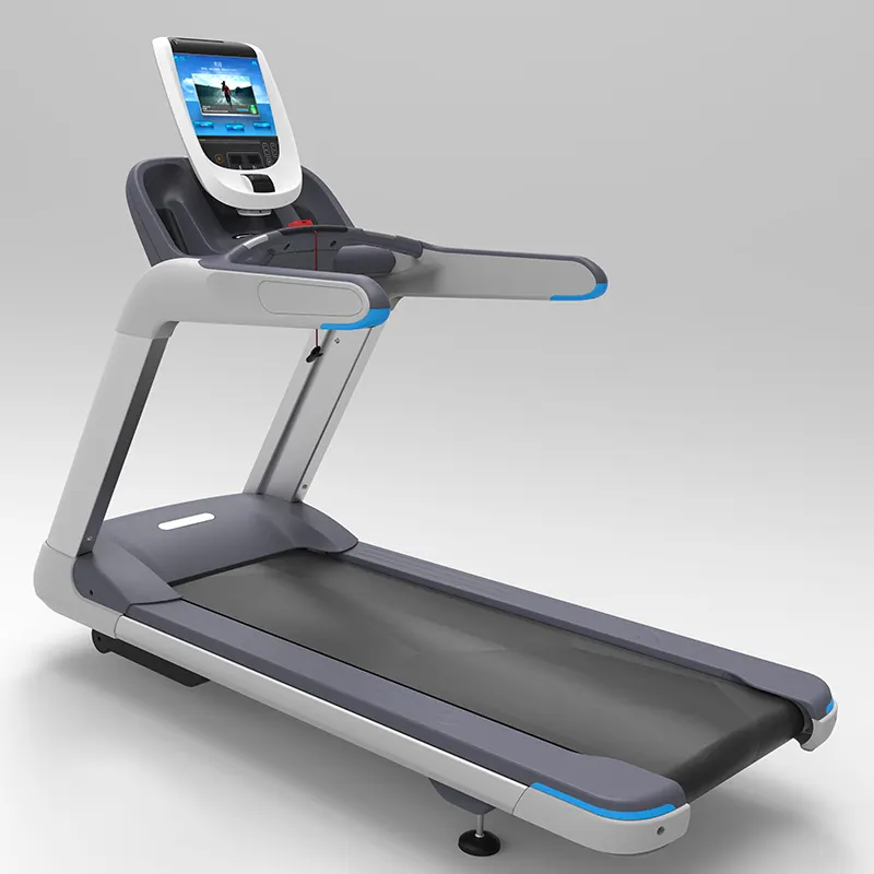 Equipo de gimnasio eléctrico para fitness, máquina de correr, cinta de correr comercial de 200kg con pantalla