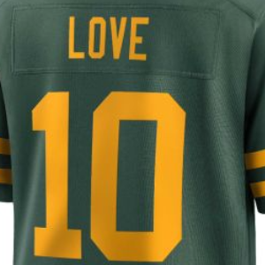 Neues atmungsaktives genähtes American Football-Trikot mit #8 Josh Jacobs #10 Christian Watson #23 Alexander #87 Dillon - Product Image 6