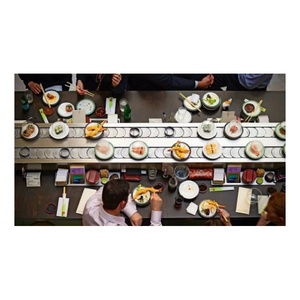 Sistema Automático de Cinta Transportadora de Sushi Clásico <span class=keywords><strong>Kaiten</strong></span>, Máquina de Sushi con Forma de Media Luna - Product Image 1