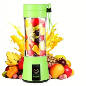 Portable Blender USB Mixer Blades Electric Juicer Machine Smoothie Blender Mini Food Processor Personal Lemon Squeezer