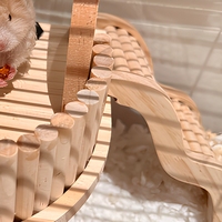 Plateforme en bois pour hamster, escalier, maison de jardin, accessoire décoratif carré pour cage, intérieur