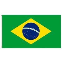 Offre Spéciale Brésil Drapeau 3x5FT en Polyester Anti-plis Idéal pour Événements, Carnavals et Autres Occasions