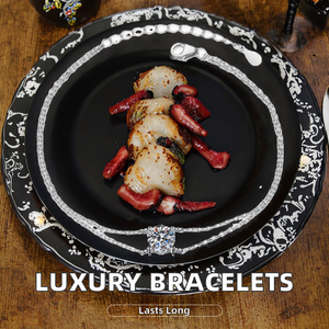 Bracelet chaîne de luxe pour femme en argent sterling S925 avec moissanite ronde à quatre branches – Bracelets et joncs - Product Image 3