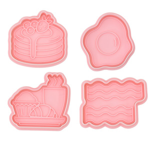 Moule à biscuits 3D en forme de dessin animé pour <span class=keywords><strong>petit</strong></span>-déjeuner, outil de cuisson pour pâte à modeler et biscuits imprimés DIY - Product Image 5