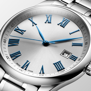Montre mécanique automatique classique à chiffres romains avec bracelet en acier inoxydable pour homme Longinesing - Product Image 3