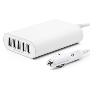 CE ROHS FCC CB KC PSE certificata 5 porte veloce USB per auto caricatore universale Logo <span class=keywords><strong>Smartphone</strong></span> GPS ricarica <span class=keywords><strong>batteria</strong></span> per auto elettrica - Product Image 5