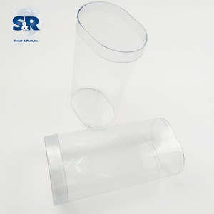 S&R Transparent Oval PET Tube For <b>Fishing</b> <b>Float</b> Packaging With Inner And Outer Cap - Product Image 2
