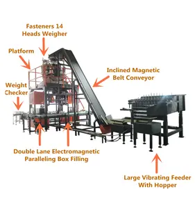 Fokusmaschine Doppelspur magnetische Schachtelmaschine magnetische Nagelverstellungsmaschine magnetischer Ausrichtmaschine für Nagelverpackung