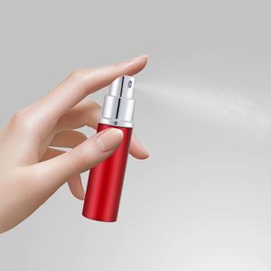 Unique Design Minimalist 5ml 6ml 8ml Aluminum <b>Perfume</b> Decant Bottle with Pump Sprayer Custom Logo & Packaging for Essential Oil - Product Image 2