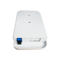 Prix de gros FTTX Boîtier de terminaison de fibre optique de bureau 86mm, Plaque de façade pour fibre optique, Panneau de prise de fibre 2 fibres avec adaptateur SC/APC SC/UPC