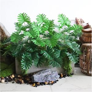 Planta Artificial <span class=keywords><strong>de</strong></span> Alta Gama, Bonsái <span class=keywords><strong>de</strong></span> Plástico, Elegante Planta <span class=keywords><strong>de</strong></span> Interior Blanca, Arreglos para Techo, <span class=keywords><strong>Ramo</strong></span> <span class=keywords><strong>de</strong></span> Hojas Artificiales - Product Image 1