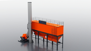 Centrale à asphalte de grande capacité pour projets routiers, équipement de construction routière, centrale de mélange d'asphalte, centrale de mélange de bitume abordable - Product Image 5