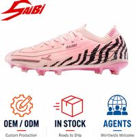 Chaussures de football à crampons AG FG en TPU personnalisées, directement de l'usine, en textile PU résistant à l'usure, crampons d'entraînement, vente en gros en vrac