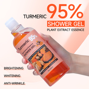 Gel de Ducha Exfoliante, Iluminador e Hidratante de 500 ml, Productos para el Cuidado de la Piel con Vitamina C y Cúrcuma, para una Piel Radiante - Product Image 4