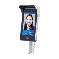 Terminal de Control de Acceso con Reconocimiento Facial, Base de Datos de 20000 Rostros, Reconocimiento Rápido de 0.3s, Detección de Vida Real, Visión Nocturna, Pantalla Táctil