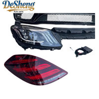Soporte Técnico para Mercedes-Benz S350, S400, S450, Kit de Conversión Exterior a S63 AMG, Parachoques, Faros LED, Alerón Trasero