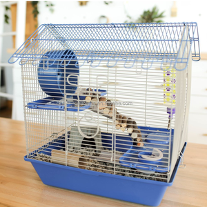 Gabbia per animali piccoli con fili di metallo per animali criceti per coniglio d'India con dimensioni opzionali disponibili - Product Image 2