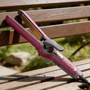 Nueva <span class=keywords><strong>Plancha</strong></span> <span class=keywords><strong>de</strong></span> <span class=keywords><strong>Pelo</strong></span> <span class=keywords><strong>de</strong></span> Cerámica con <span class=keywords><strong>Vapor</strong></span> 2 en 1 para Alisar y Rizar |   Peinado rápido para cabello húmedo y seco - Product Image 5