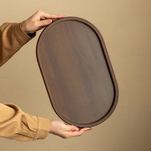 Walnut-colored bamboo <b>tea</b> tray, household Kung Fu <b>tea</b> <b>set</b> tray, small <b>tea</b> table, hotel <b>tea</b> room <b>tea</b> tray - Product Image 2
