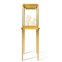 Sundo Hochwertige Polierte Schmuck-Vitrine mit LED-Beleuchtung Maßgefertigte Schmuckladeneinrichtung für Ausstellungsräume