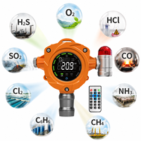 Analyseur de gaz fixe 2026 de renommée, compatible avec les capteurs de gaz H2S, CO, SO2, O2, NO2, CH4, pour l'industrie pétrolière et gazière