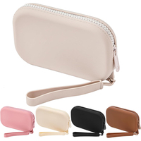 Portable Silicone Maquillage Sac Voyage Étanche Toilette Cosmétique Sac Fermeture À Glissière Organisateur Maquillage Cas